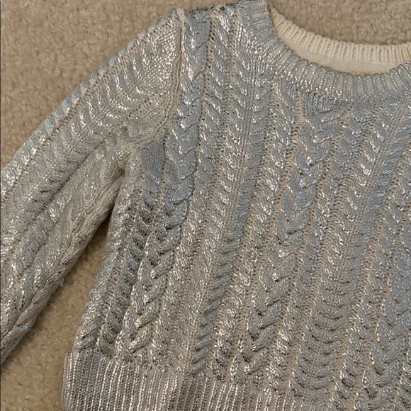 Rachel Zoe Metallic Knit Sweater - Picture 2 of 3